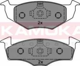 KAMOKA JQ1012202 КОМПЛЕКТ ТОРМОЗНЫХ КОЛОДОК, ДИСКОВЫЙ ТОРМОЗ