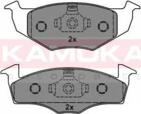 KAMOKA JQ1012576 комплект тормозных колодок, дисковый тормоз на VW POLO Variant (6KV5)