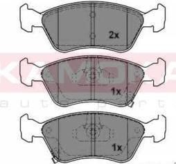 KAMOKA JQ1012642 КОМПЛЕКТ ТОРМОЗНЫХ КОЛОДОК, ДИСКОВЫЙ ТОРМОЗ