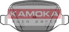 KAMOKA JQ1012698 КОМПЛЕКТ ТОРМОЗНЫХ КОЛОДОК, ДИСКОВЫЙ ТОРМОЗ