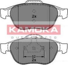 KAMOKA JQ1012882 КОМПЛЕКТ ТОРМОЗНЫХ КОЛОДОК, ДИСКОВЫЙ ТОРМОЗ