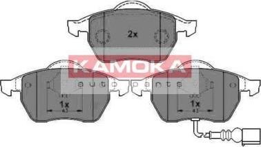 KAMOKA JQ1012926 КОМПЛЕКТ ТОРМОЗНЫХ КОЛОДОК, ДИСКОВЫЙ ТОРМОЗ