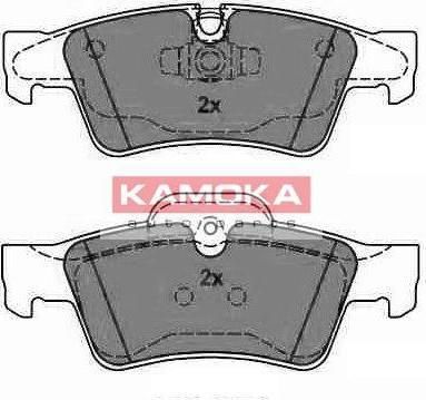 KAMOKA JQ1013662 КОМПЛЕКТ ТОРМОЗНЫХ КОЛОДОК, ДИСКОВЫЙ ТОРМОЗ