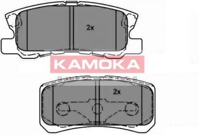 KAMOKA JQ1013810 комплект тормозных колодок, дисковый тормоз на MITSUBISHI PAJERO IV (V8_W, V9_W)