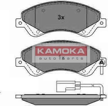 KAMOKA JQ1013858 КОМПЛЕКТ ТОРМОЗНЫХ КОЛОДОК, ДИСКОВЫЙ ТОРМОЗ