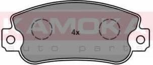 KAMOKA JQ101702 комплект тормозных колодок, дисковый тормоз на FIAT UNO (146A/E)