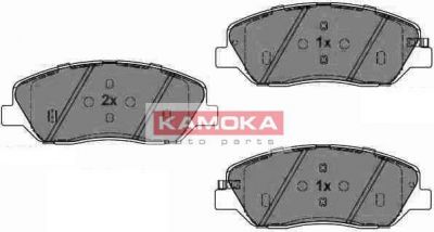KAMOKA JQ1018222 КОМПЛЕКТ ТОРМОЗНЫХ КОЛОДОК, ДИСКОВЫЙ ТОРМОЗ