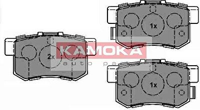 KAMOKA JQ1018538 КОМПЛЕКТ ТОРМОЗНЫХ КОЛОДОК, ДИСКОВЫЙ ТОРМОЗ