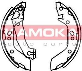 KAMOKA JQ202034 Колодки тормозные барабанные, комплект