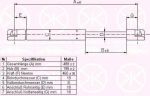 KLOKKERHOLM 00267100 газовая пружина, крышка багажник на AUDI A3 (8P1)