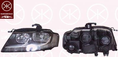 KLOKKERHOLM 00290122A1 основная фара на AUDI A4 Avant (8K5, B8)