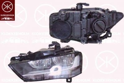 KLOKKERHOLM 00290123A1 основная фара на AUDI A4 Avant (8K5, B8)