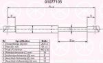 KLOKKERHOLM 01077105 газовая пружина, крышка багажник на ALFA ROMEO 156 (932)