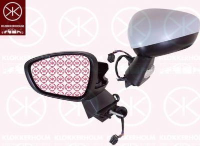 KLOKKERHOLM 05391042 наружное зеркало на CITROEN C4 II (B7)