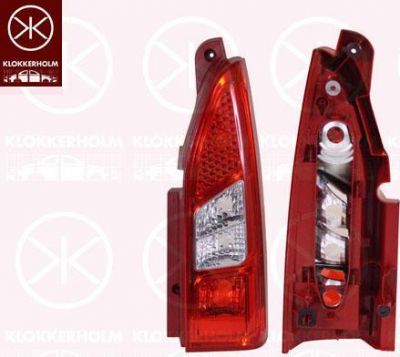KLOKKERHOLM 05520704A1 задний фонарь на PEUGEOT PARTNER фургон