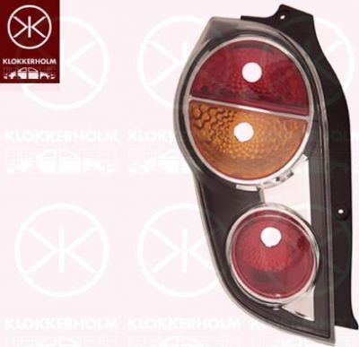 KLOKKERHOLM 11200712 задний фонарь на CHEVROLET SPARK (M300)