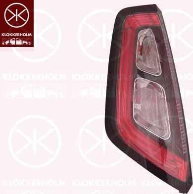 KLOKKERHOLM 20190711 задний фонарь на FIAT PUNTO EVO (199)