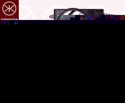 KLOKKERHOLM 20232605 вентилятор, охлаждение двигателя на FIAT PUNTO (188)