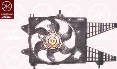 KLOKKERHOLM 20232607 вентилятор, охлаждение двигателя на FIAT PUNTO (188)