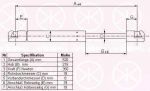 KLOKKERHOLM 20267100 газовая пружина, крышка багажник на FIAT BRAVA (182)