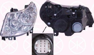 KLOKKERHOLM 20970122A1 основная фара на FIAT DUCATO c бортовой платформой/ходовая часть (250, 290)