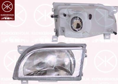 KLOKKERHOLM 25150142 основная фара на FORD TRANSIT c бортовой платформой/ходовая часть (E_ _)