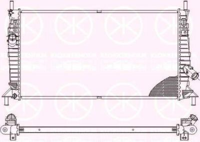 KLOKKERHOLM 2533302369 радиатор, охлаждение двигателя на FORD FOCUS II седан (DA_)