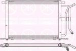 KLOKKERHOLM 2563305258 конденсатор, кондиционер на FORD FIESTA фургон (JV_)
