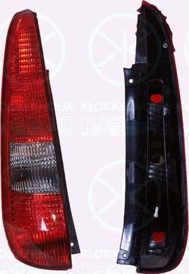 KLOKKERHOLM 25640711 задний фонарь на FORD FIESTA V (JH_, JD_)