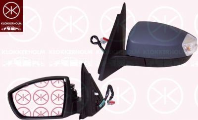 KLOKKERHOLM 25831047 наружное зеркало на FORD S-MAX (WA6)