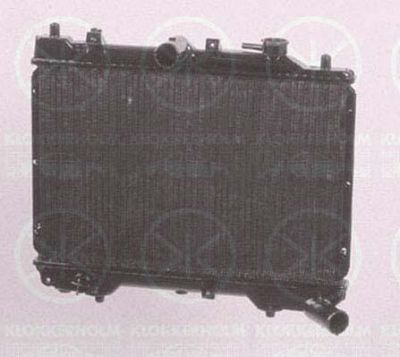 KLOKKERHOLM 3431302023 радиатор, охлаждение двигателя на MAZDA 323 III (BF)