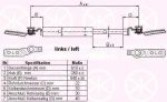 KLOKKERHOLM 34507101 газовая пружина, крышка багажник на MAZDA 626 V Hatchback (GF)