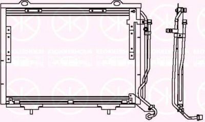 KLOKKERHOLM 3512305279 конденсатор, кондиционер на MERCEDES-BENZ C-CLASS универсал (S202)