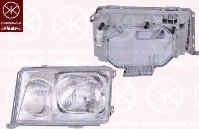 KLOKKERHOLM 35260186 основная фара на MERCEDES-BENZ E-CLASS (W124)