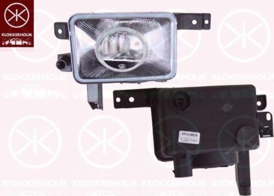 KLOKKERHOLM 50230284A1 противотуманная фара на OPEL CORSA C (F08, F68)