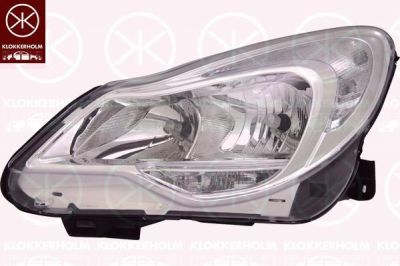 KLOKKERHOLM 50240146 основная фара на OPEL CORSA D