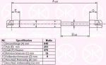 KLOKKERHOLM 50327102 газовая пружина, крышка багажник на SUZUKI WAGON R+ (MM)