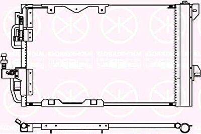 KLOKKERHOLM 5051305326 конденсатор, кондиционер на OPEL ZAFIRA A (F75_)