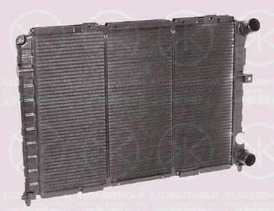 KLOKKERHOLM 5052302383 радиатор, охлаждение двигателя на OPEL ASTRA H GTC (L08)