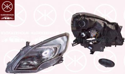 KLOKKERHOLM 50640122A1 основная фара на OPEL ZAFIRA TOURER C (P12)