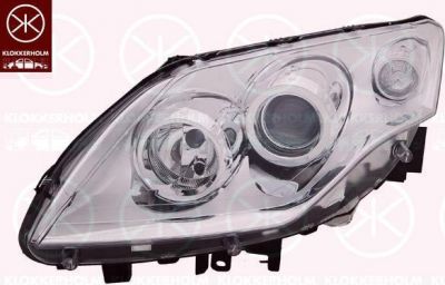 KLOKKERHOLM 60560141A1 основная фара на RENAULT LAGUNA III (BT0/1)