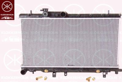 KLOKKERHOLM 6732302052 радиатор, охлаждение двигателя на SUBARU IMPREZA седан (GD)