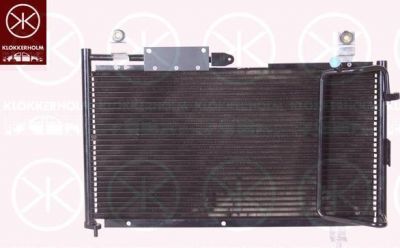 KLOKKERHOLM 6811305067 конденсатор, кондиционер на SUZUKI SWIFT II седан (AH, AJ)