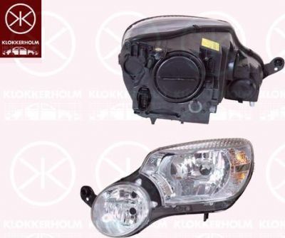 KLOKKERHOLM 75350124A1 основная фара на SKODA YETI (5L)