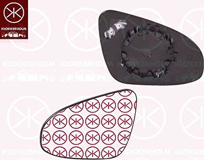 KLOKKERHOLM 81641063 зеркальное стекло, наружное зеркало на TOYOTA YARIS (NHP13_, NSP13_, NCP13_, KSP13_, NLP13_)