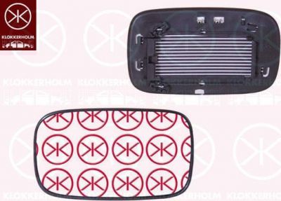 KLOKKERHOLM 90091061 зеркальное стекло, наружное зеркало на VOLVO S40 II (MS)
