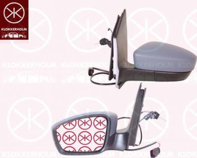 KLOKKERHOLM 95161023 наружное зеркало на SKODA CITIGO