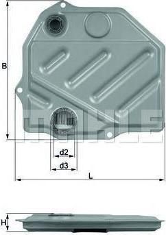 KNECHT Фильтр АКП MB W126/123/124/201/202 86->, Оригинал: MERCEDES BENZ 1262770295 (1262770295, HX46)