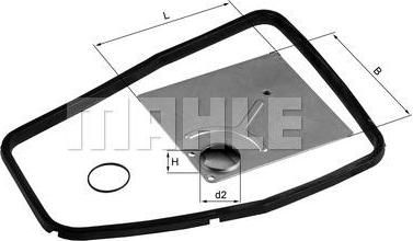 Knecht/Mahle HX 88D гидрофильтр, автоматическая коробка передач на 3 (E30)
