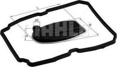 KNECHT/MAHLE Фильтр АКПП (комплект с прокладкой поддона) MB W202/W203/W210/W211/W639+Sprinter (HX81D)